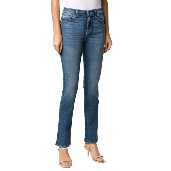 7 For All Mankind Denim - 7 For All Mankind Straight Leg Light jeans